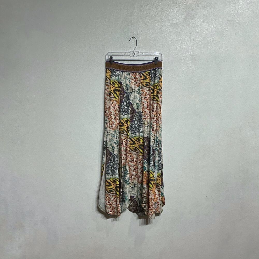 V Cristina Vintage Handkerchief Maxi Skirt Sz M - Picture 2 of 11